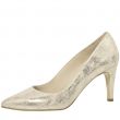 MK Brautmode Berlin - Elsa Coloured Shoes / Fiarucci Bridal / Modell: Katya Champagne Gold Suede (Leather)