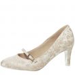 MK Brautmode Berlin - Elsa Coloured Shoes / Fiarucci Bridal / Modell: Leny Champagne Damast