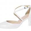 MK Brautmode Berlin - Elsa Coloured Shoes / Fiarucci Bridal / Modell: Merlinde White Leather