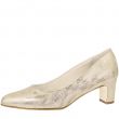 MK Brautmode Berlin - Elsa Coloured Shoes / Fiarucci Bridal / Modell: Palma Champagne Gold Suede (Leather)
