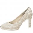 MK Brautmode Berlin - Elsa Coloured Shoes / Fiarucci Bridal / Modell: Renate Champagne Damast